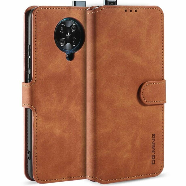 

Чехол DG.MING Retro Style для Xiaomi Poco F2 Pro / Redmi K30 Pro - Brown