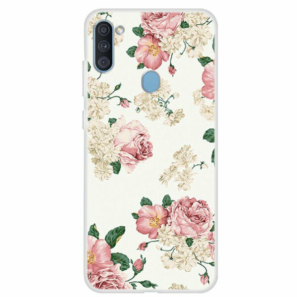 

Силиконовый (TPU) чехол Deexe Life Style для Samsung Galaxy A11 (A115) - Rose Flower