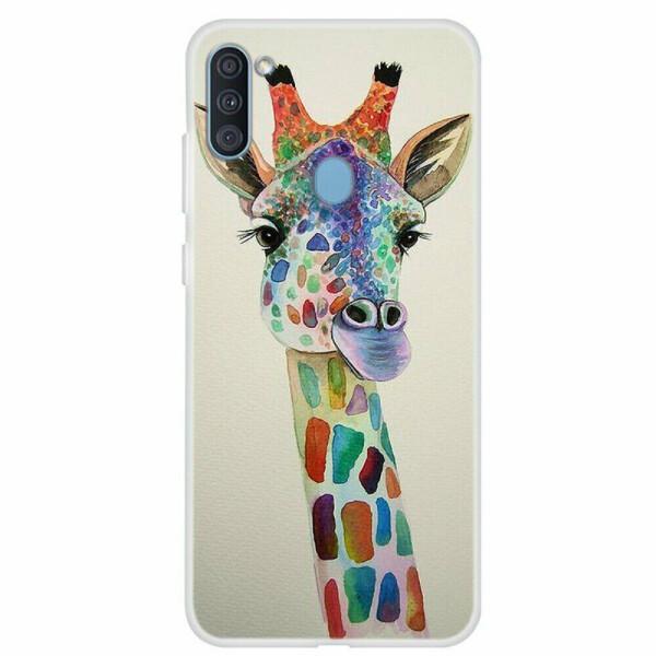 

Силиконовый (TPU) чехол Deexe Life Style для Samsung Galaxy A11 (A115) - Giraffe