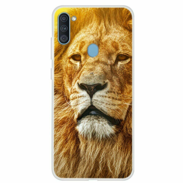 

Силиконовый (TPU) чехол Deexe Life Style для Samsung Galaxy A11 (A115) - Lion