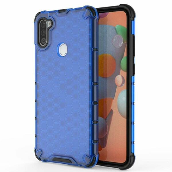 

Защитный чехол Deexe Honeycomb Series для Samsung Galaxy A11 (A115) - Blue