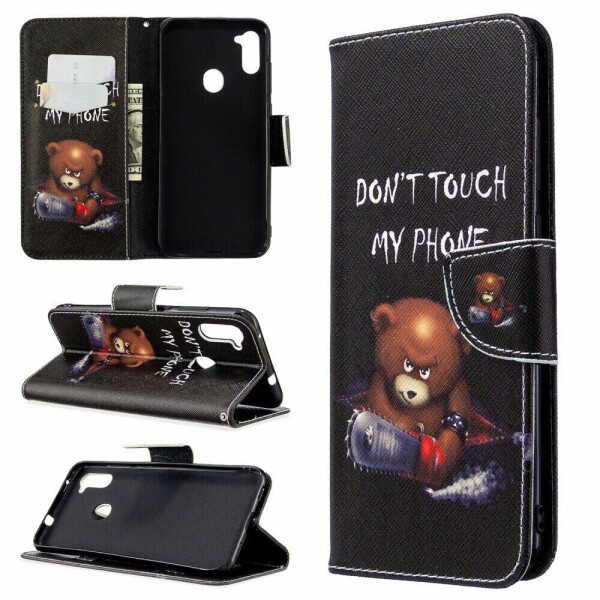 

Чехол-книжка Deexe Color Wallet для Samsung Galaxy A11 (A115) / Galaxy M11 (M115) - Bear and Its Warnings