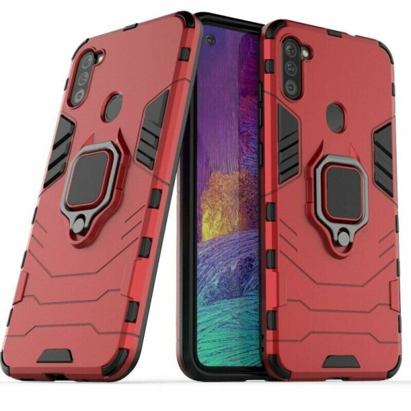 

Защитный чехол Deexe Hybrid Case для Samsung Galaxy A11 (A115) - Red
