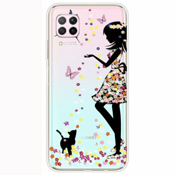

Силиконовый (TPU) чехол Deexe Pretty Glossy для Huawei P40 Lite - Beautiful Girl