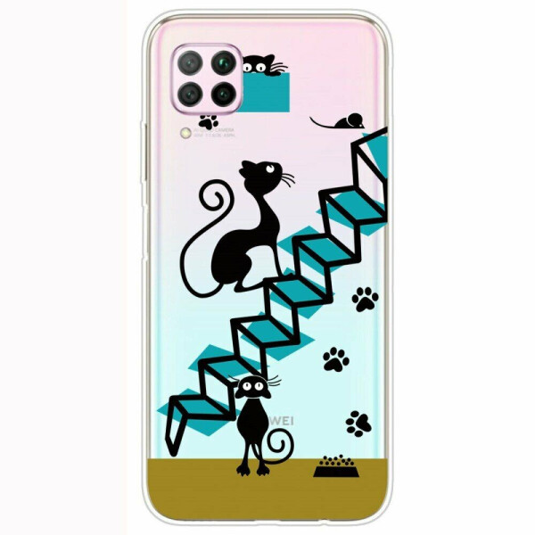 

Силиконовый (TPU) чехол Deexe Pretty Glossy для Huawei P40 Lite - Stairs