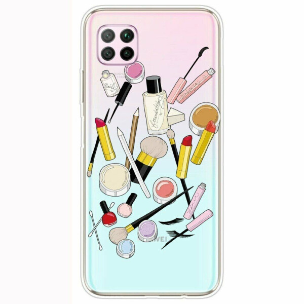 

Силиконовый (TPU) чехол Deexe Pretty Glossy для Huawei P40 Lite - Cosmetic