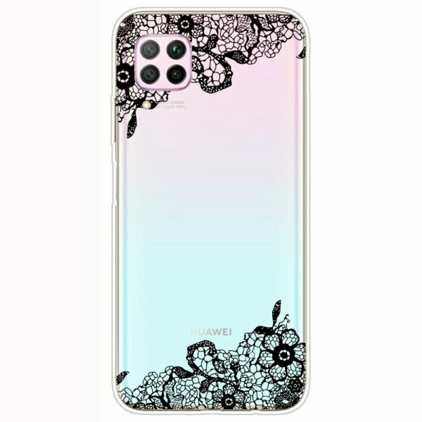 

Силиконовый (TPU) чехол Deexe Pretty Glossy для Huawei P40 Lite - Lace Flower