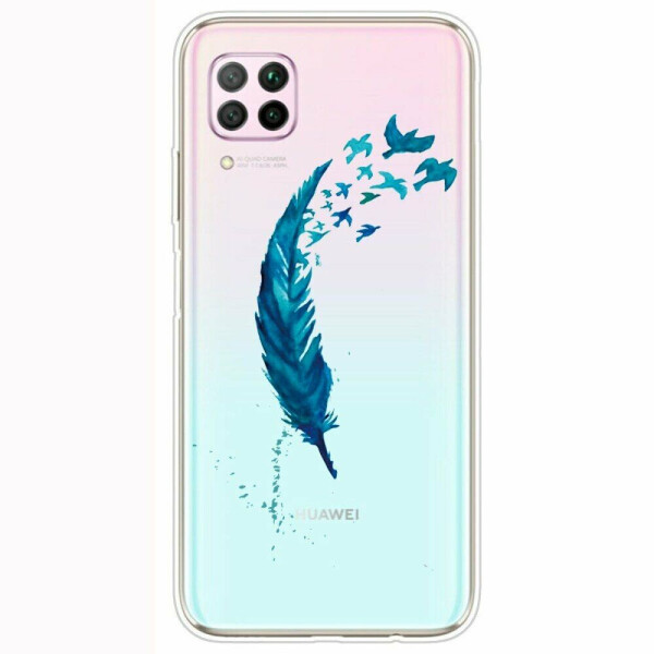 

Силиконовый (TPU) чехол Deexe Pretty Glossy для Huawei P40 Lite - Feather