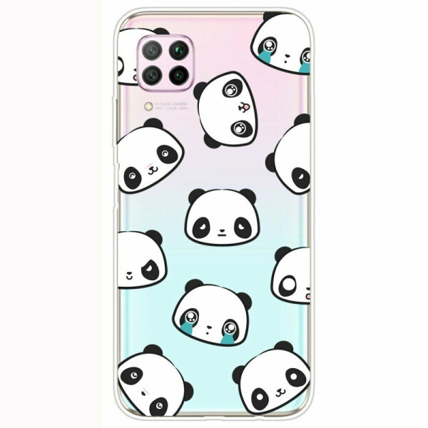 

Силиконовый (TPU) чехол Deexe Pretty Glossy для Huawei P40 Lite - Pandas