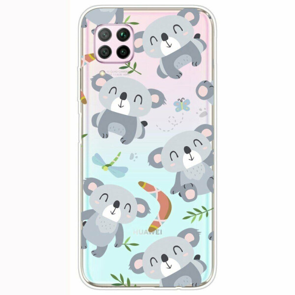 

Силиконовый (TPU) чехол Deexe Pretty Glossy для Huawei P40 Lite - Koala
