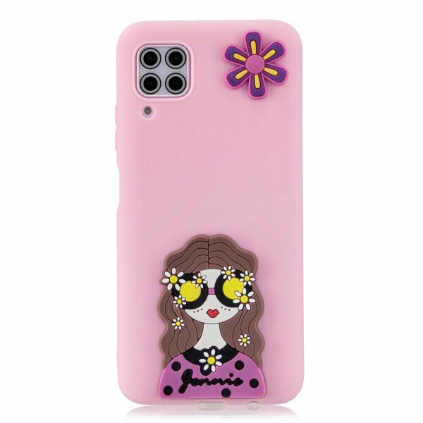 

Силиконовый (TPU) чехол UniCase 3D Cartoon Pattern для Huawei P40 Lite - Girl