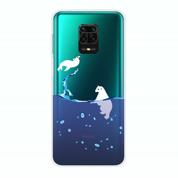 

Силиконовый (TPU) чехол Deexe Pretty Glossy для Xiaomi Redmi Note 9 Pro / Note 9 Pro Max / Note 9s - Polar Bear