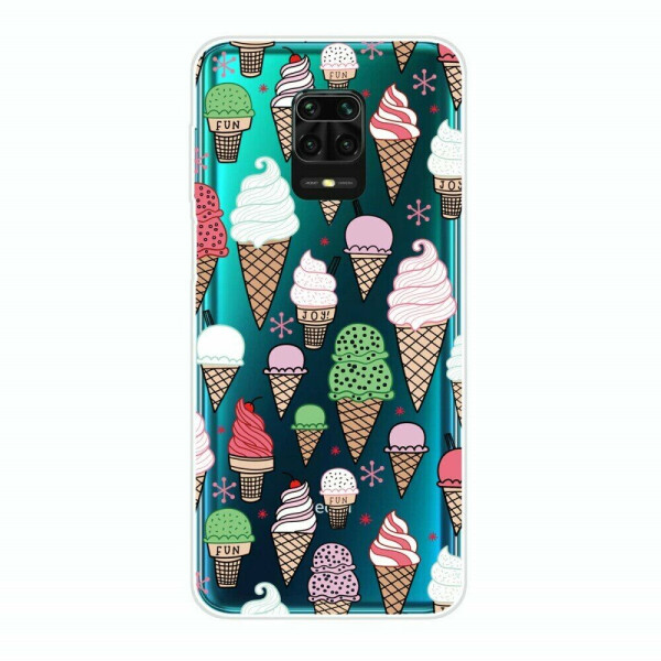 

Силиконовый (TPU) чехол Deexe Pretty Glossy для Xiaomi Redmi Note 9 Pro / Note 9 Pro Max / Note 9s - Ice Cream