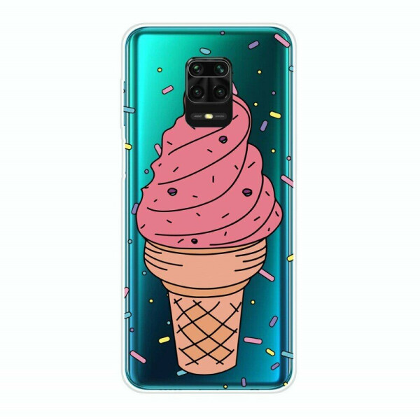 

Силиконовый (TPU) чехол Deexe Pretty Glossy для Xiaomi Redmi Note 9 Pro / Note 9 Pro Max / Note 9s - Red Ice Cream