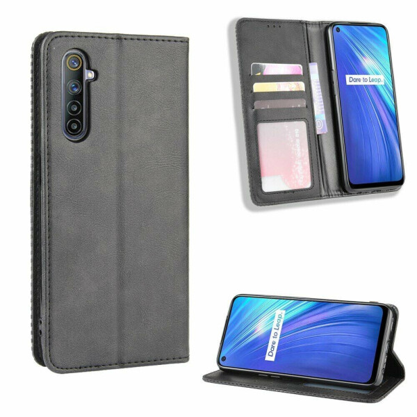 

Чехол Deexe Retro Style для Realme 6 - Black