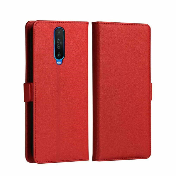 

Чехол-книжка DZGOGO Milo Series для Xiaomi Poco F2 Pro / Redmi K30 Pro - Red