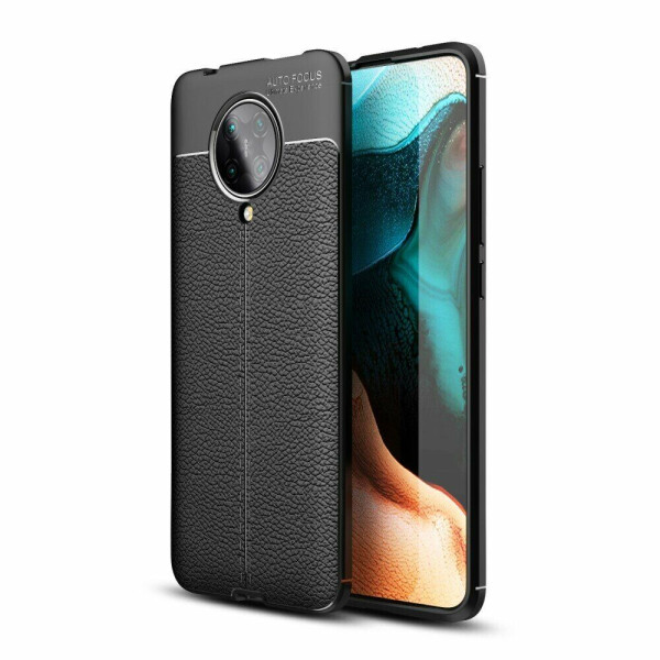 

Защитный чехол Deexe Leather Cover для Xiaomi Poco F2 Pro / Redmi K30 Pro - Black