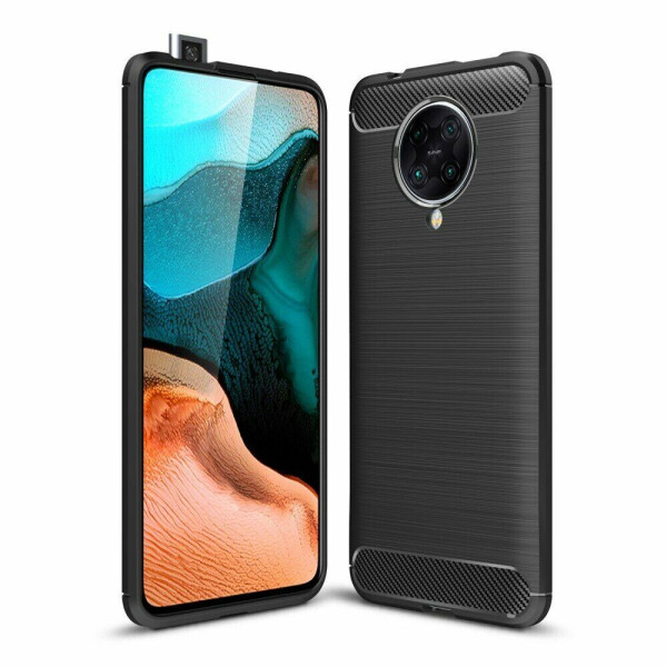 

Защитный чехол UniCase Carbon для Xiaomi Poco F2 Pro / Redmi K30 Pro - Black