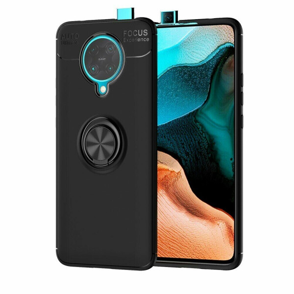 

Защитный чехол UniCase Magnetic Ring для Xiaomi Poco F2 Pro / Redmi K30 Pro - All Black