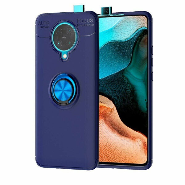 

Защитный чехол UniCase Magnetic Ring для Xiaomi Poco F2 Pro / Redmi K30 Pro - Blue