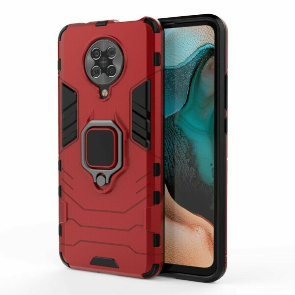 

Защитный чехол Deexe Hybrid Case для Xiaomi Poco F2 Pro / Redmi K30 Pro - Red