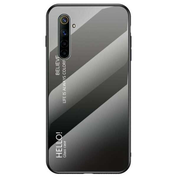 

Защитный чехол Deexe Gradient Color для Realme 6 - Black / Grey