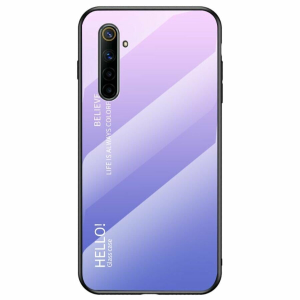

Защитный чехол Deexe Gradient Color для Realme 6 - Pink / Purple