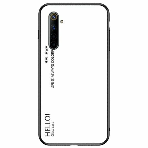 

Защитный чехол Deexe Gradient Color для Realme 6 - White