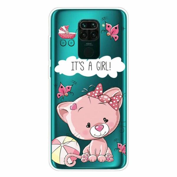 

Силиконовый (TPU) чехол Deexe Pretty Glossy для Xiaomi Redmi Note 9 - Cartoon Animal