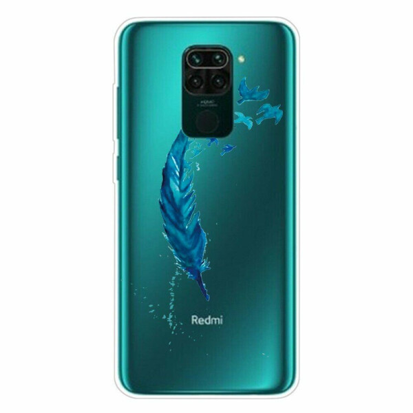 

Силиконовый (TPU) чехол Deexe Pretty Glossy для Xiaomi Redmi Note 9 - Feather