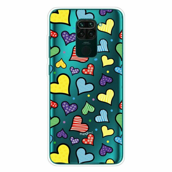 

Силиконовый (TPU) чехол Deexe Pretty Glossy для Xiaomi Redmi Note 9 - Heart