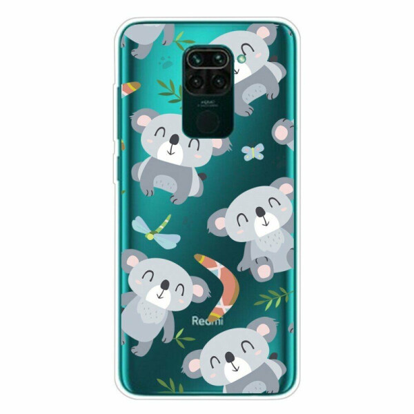 

Силиконовый (TPU) чехол Deexe Pretty Glossy для Xiaomi Redmi Note 9 - Koala