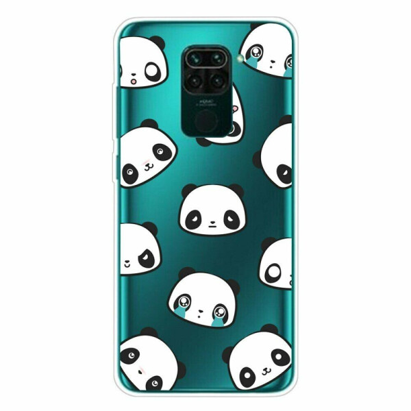 

Силиконовый (TPU) чехол Deexe Pretty Glossy для Xiaomi Redmi Note 9 - Pandas