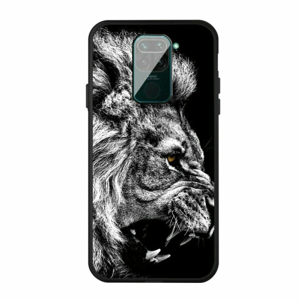

Силиконовый (TPU) чехол Deexe Life Style для Xiaomi Redmi Note 9 - Lion