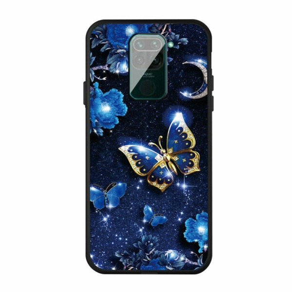 

Силиконовый (TPU) чехол Deexe Life Style для Xiaomi Redmi Note 9 - Butterflies