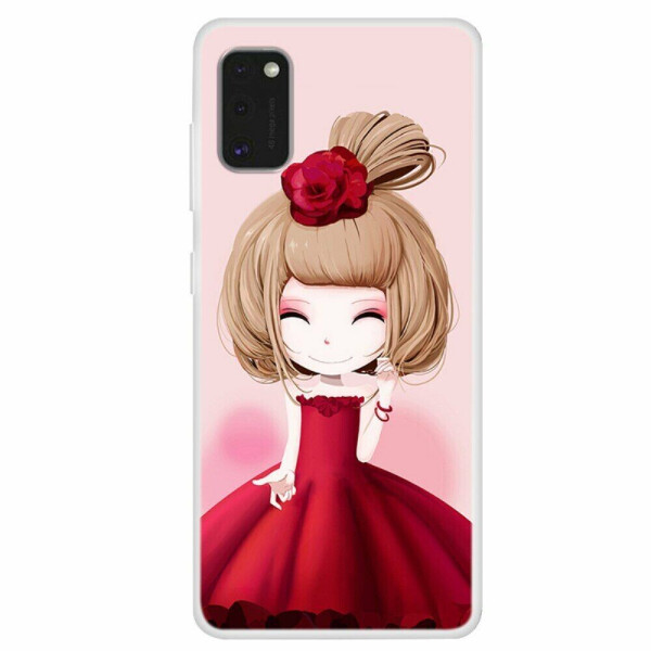 

Силиконовый (TPU) чехол Deexe Life Style для Samsung Galaxy A41 (A415) - Beautiful Girl