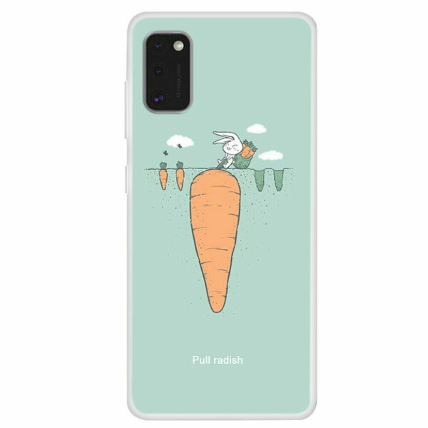 

Силиконовый (TPU) чехол Deexe Life Style для Samsung Galaxy A41 (A415) - Rabbit