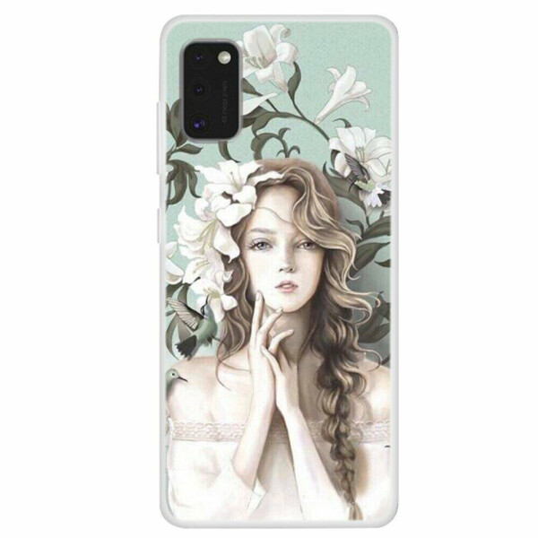 

Силиконовый (TPU) чехол Deexe Life Style для Samsung Galaxy A41 (A415) - Beautiful Girl