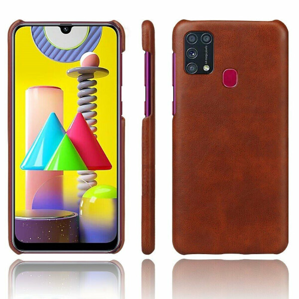 

Защитный чехол KSQ Leather Cover для Samsung Galaxy M31 (M315) - Brown