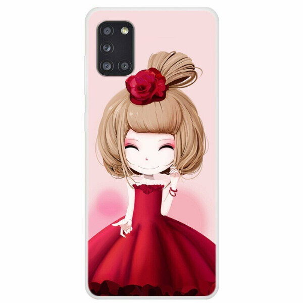 

Силиконовый (TPU) чехол Deexe Life Style для Samsung Galaxy A31 (A315) - Beautiful Girl