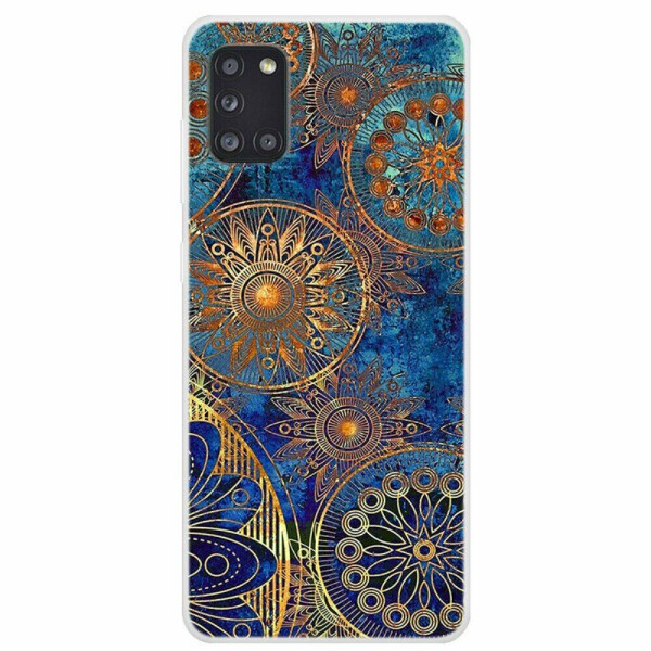 

Силиконовый (TPU) чехол Deexe Life Style для Samsung Galaxy A31 (A315) - Gold Malanda