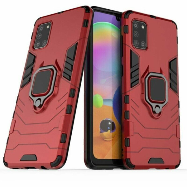 

Защитный чехол Deexe Hybrid Case для Samsung Galaxy A31 (A315) - Red