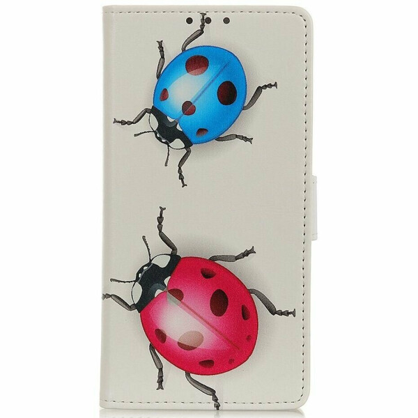 

Чехол Deexe Life Style Wallet для Samsung Galaxy A21s (A217) - Ladybugs