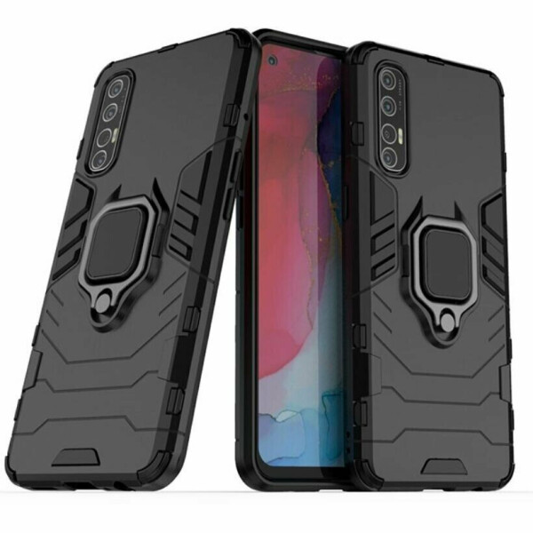 

Защитный чехол Deexe Hybrid Case для OPPO Reno 3 Pro - Black