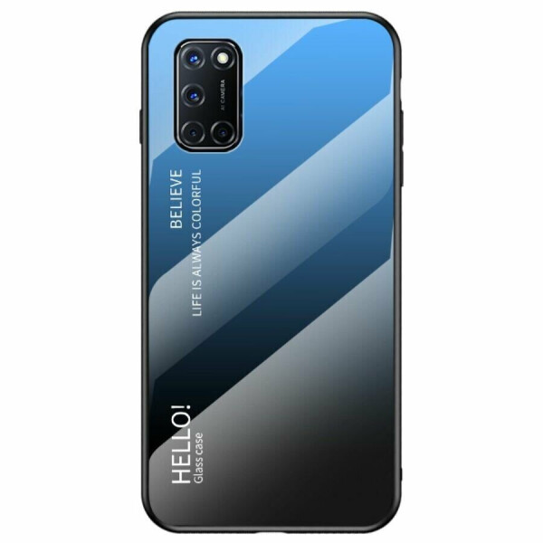 

Защитный чехол Deexe Gradient Color для OPPO A52 / A72 / A92 - Black / Blue