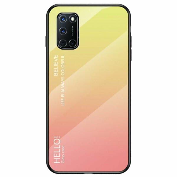 

Защитный чехол Deexe Gradient Color для OPPO A52 / A72 / A92 - Yellow / Pink