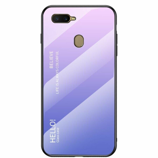 

Защитный чехол Deexe Gradient Color для OPPO A12 - Dark Purple / Light Purple