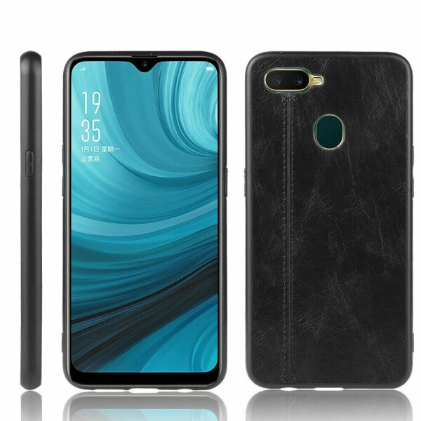 

Защитный чехол UniCase Leather Series для OPPO A12 - Black
