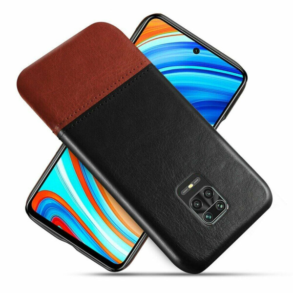 

Защитный чехол KSQ Dual Color для Xiaomi Redmi Note 9 Pro / Note 9 Pro Max / Note 9s - Black / Brown