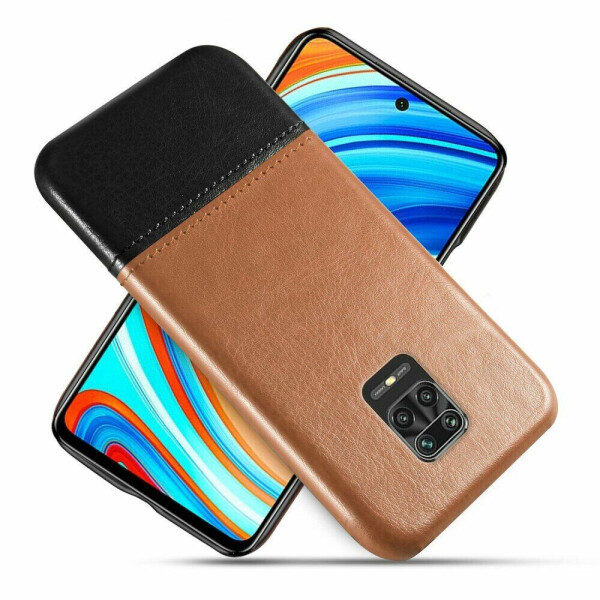 

Защитный чехол KSQ Dual Color для Xiaomi Redmi Note 9 Pro / Note 9 Pro Max / Note 9s - Brown / Black